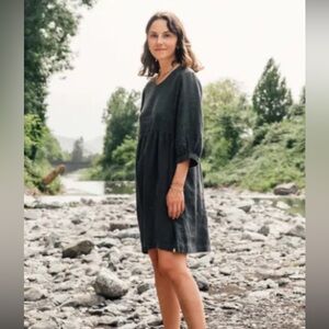 Linen day dress from Matona, M